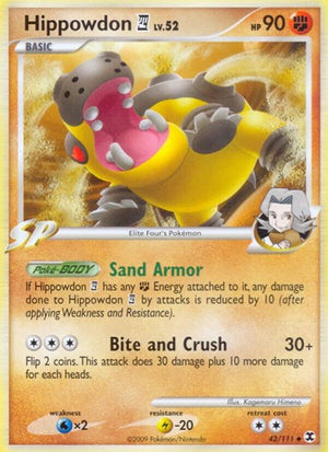 Pokemon TCG - Rising Rivals - Hippowdon E4 - 42/111