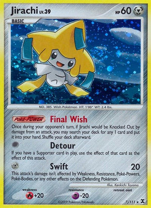 Pokemon TCG - Rising Rivals - Jirachi - 7/111 - Reverse Holofoil