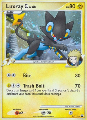 Pokemon TCG - Rising Rivals - Luxray GL - 9/111 - Reverse Holofoil