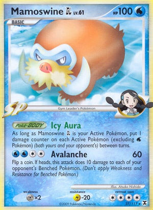 Pokemon TCG - Rising Rivals - Mamoswine GL - 27/111