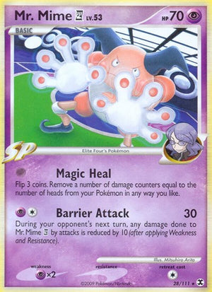 Pokemon TCG - Rising Rivals - Mr. Mime E4 - 28/111