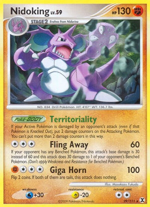 Pokemon TCG - Rising Rivals - Nidoking - 29/111