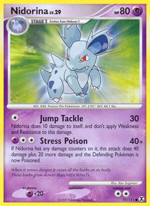 Pokemon TCG - Rising Rivals - Nidorina - 73/111