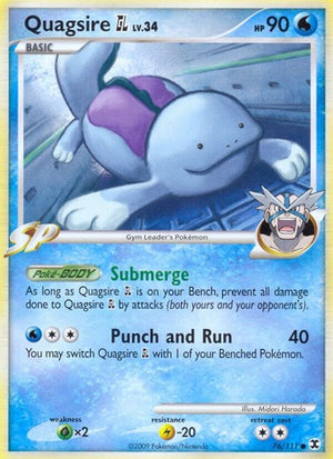Pokemon TCG - Rising Rivals - Quagsire GL - 76/111