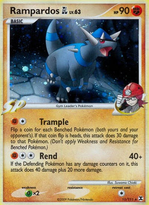 Pokemon TCG - Rising Rivals - Rampardos GL - 11/111 - Holofoil
