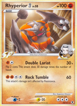 Pokemon TCG - Rising Rivals - Rhyperior E4 - 32/111