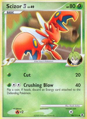 Pokemon TCG - Rising Rivals - Scizor E4 - 48/111 - Reverse Holofoil