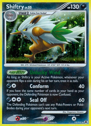 Pokemon TCG - Rising Rivals - Shiftry - 13/111 - Reverse Holofoil