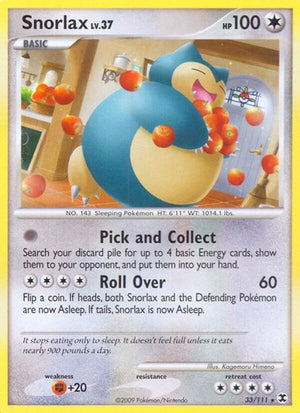 Pokemon TCG - Rising Rivals - Snorlax - 33/111