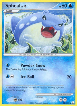 Pokemon TCG - Rising Rivals - Spheal - 82/111