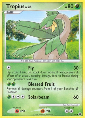 Pokemon TCG - Rising Rivals - Tropius - 52/111 - Reverse Holofoil