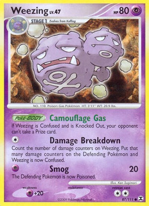 Pokemon TCG - Rising Rivals - Weezing - 87/111
