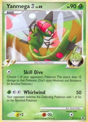 Pokemon TCG - Rising Rivals - Yanmega E4 - 37/111