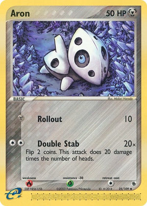 Pokemon TCG - EX Ruby & Sapphire - Aron - 25/109