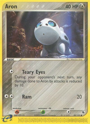 Pokemon TCG - EX Ruby & Sapphire - Aron - 49/109