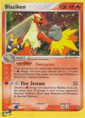 Pokemon TCG - EX Ruby & Sapphire - Blaziken - 3/109 - Holofoil