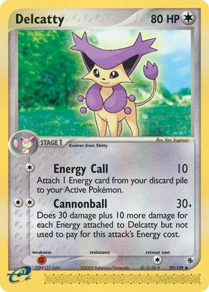 Pokemon TCG - EX Ruby & Sapphire - Delcatty - 29/109