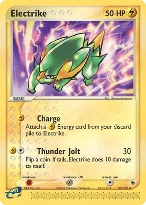 Pokemon TCG - EX Ruby & Sapphire - Electrike - 30/109 - Reverse Holofoil