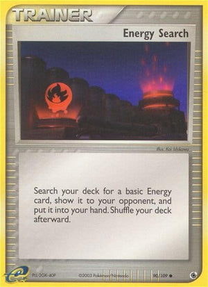 Pokemon TCG - EX Ruby & Sapphire - Energy Search - 90/109 - Reverse Holofoil