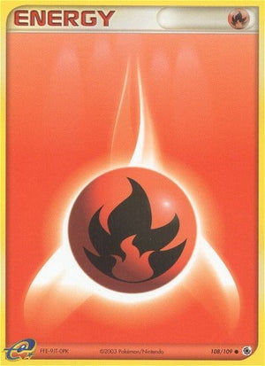 Pokemon TCG - EX Ruby & Sapphire - Fire Energy - 108/109