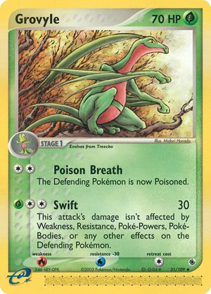 Pokemon TCG - EX Ruby & Sapphire - Grovyle - 31/109