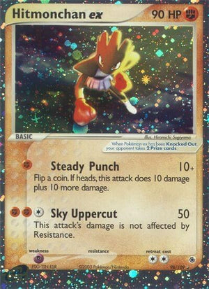 Pokemon TCG - EX Ruby & Sapphire - Hitmonchan ex - 98/109 - Holofoil