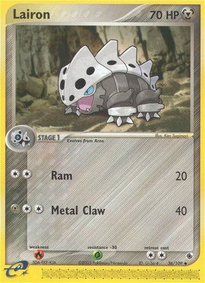 Pokemon TCG - EX Ruby & Sapphire - Lairon - 36/109