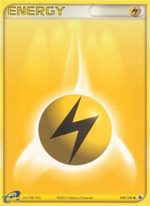Pokemon TCG - EX Ruby & Sapphire - Lightning Energy - 109/109 - Reverse Holofoil