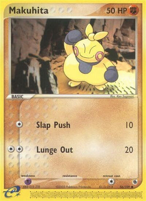 Pokemon TCG - EX Ruby & Sapphire - Makuhita - 56/109 - Reverse Holofoil