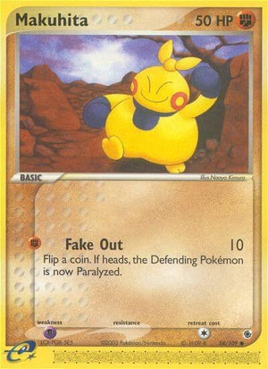 Pokemon TCG - EX Ruby & Sapphire - Makuhita - 58/109 - Reverse Holofoil
