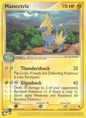 Pokemon TCG - EX Ruby & Sapphire - Manectric - 39/109
