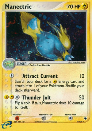 Pokemon TCG - EX Ruby & Sapphire - Manectric - 9/109 - Holofoil