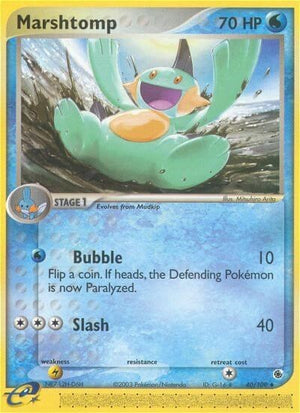 Pokemon TCG - EX Ruby & Sapphire - Marshtomp - 40/109