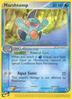 Pokemon TCG - EX Ruby & Sapphire - Marshtomp - 41/109