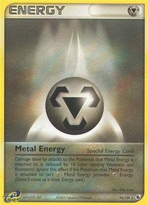 Pokemon TCG - EX Ruby & Sapphire - Metal Energy - 94/109 - Reverse Holofoil