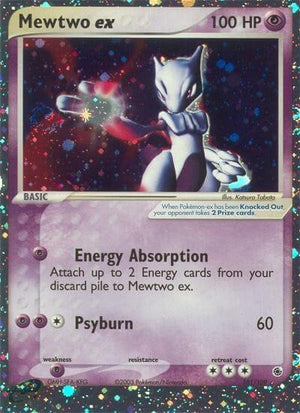 Pokemon TCG - EX Ruby & Sapphire - Mewtwo ex - 101/109 - Holofoil