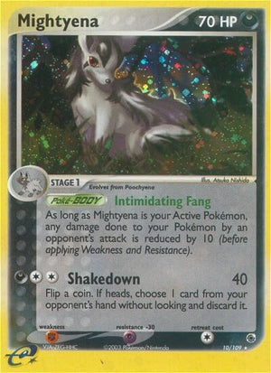 Pokemon TCG - EX Ruby & Sapphire - Mightyena - 10/109 - Reverse Holofoil