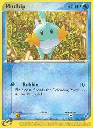 Pokemon TCG - EX Ruby & Sapphire - Mudkip - 59/109 - Reverse Holofoil