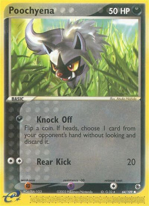 Pokemon TCG - EX Ruby & Sapphire - Poochyena - 64/109