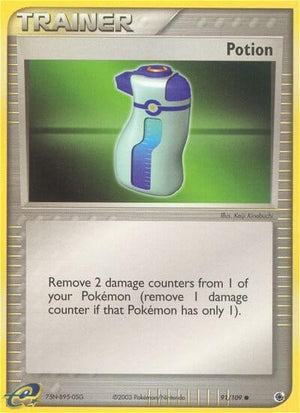 Pokemon TCG - EX Ruby & Sapphire - Potion - 91/109 - Reverse Holofoil