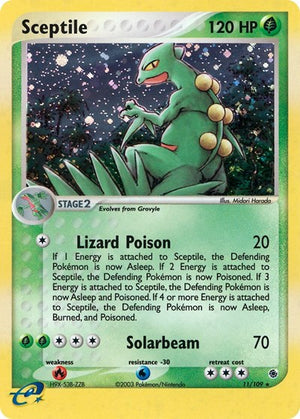 Pokemon TCG - EX Ruby & Sapphire - Sceptile - 11/109 - Holofoil