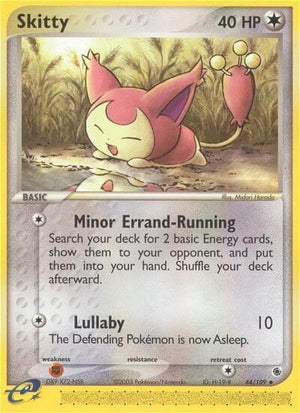 Pokemon TCG - EX Ruby & Sapphire - Skitty - 44/109