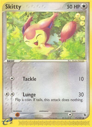 Pokemon TCG - EX Ruby & Sapphire - Skitty - 71/109 - Reverse Holofoil
