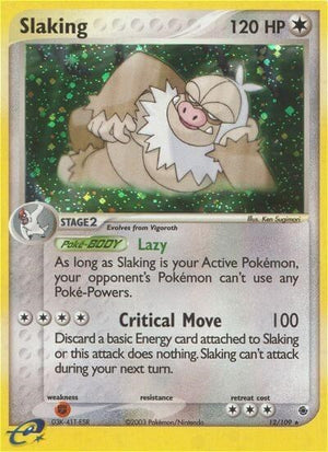 Pokemon TCG - EX Ruby & Sapphire - Slaking - 12/109 - Reverse Holofoil