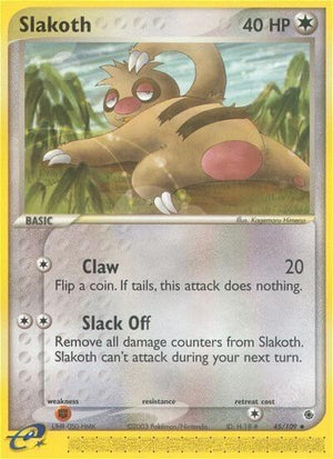 Pokemon TCG - EX Ruby & Sapphire - Slakoth - 45/109