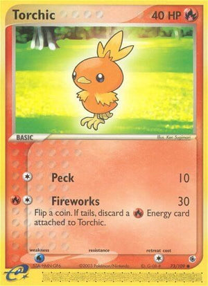Pokemon TCG - EX Ruby & Sapphire - Torchic - 73/109