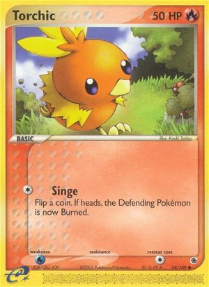 Pokemon TCG - EX Ruby & Sapphire - Torchic - 74/109
