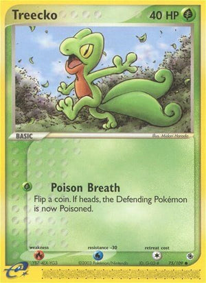 Pokemon TCG - EX Ruby & Sapphire - Treecko - 75/109