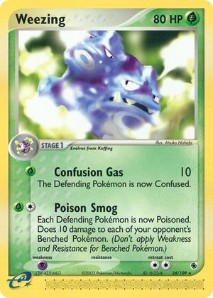 Pokemon TCG - EX Ruby & Sapphire - Weezing - 24/109