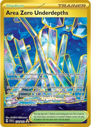Pokemon TCG - SV07: Stellar Crown - Area Zero Underdepths - 174/142 - Holofoil